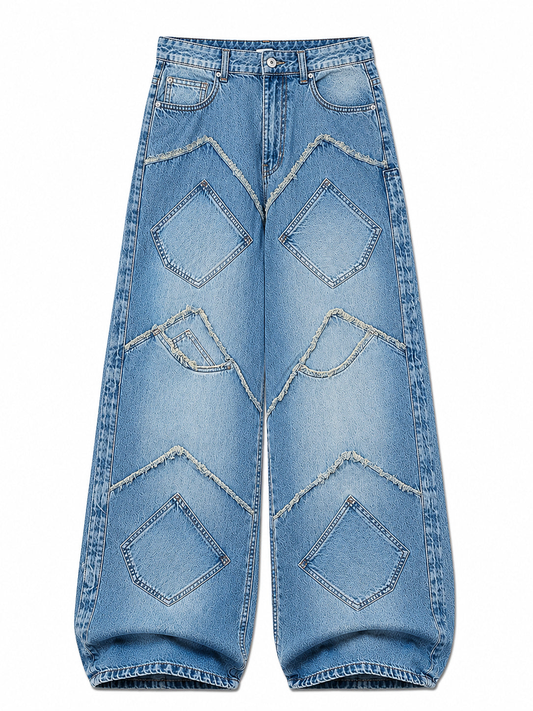 Patchwork Wide Leg