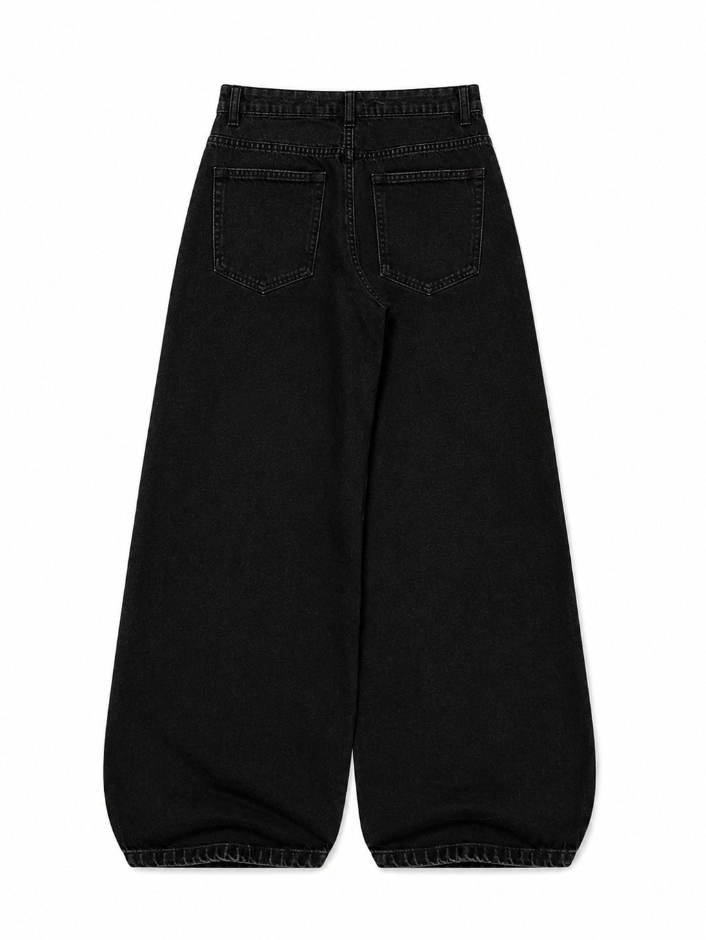 Jet Black Wide Leg
