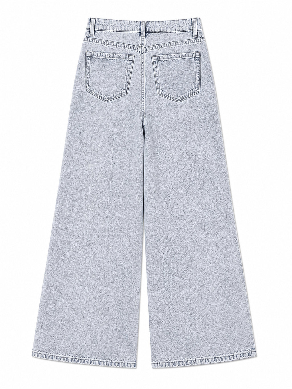 Ice Grey Wide Leg