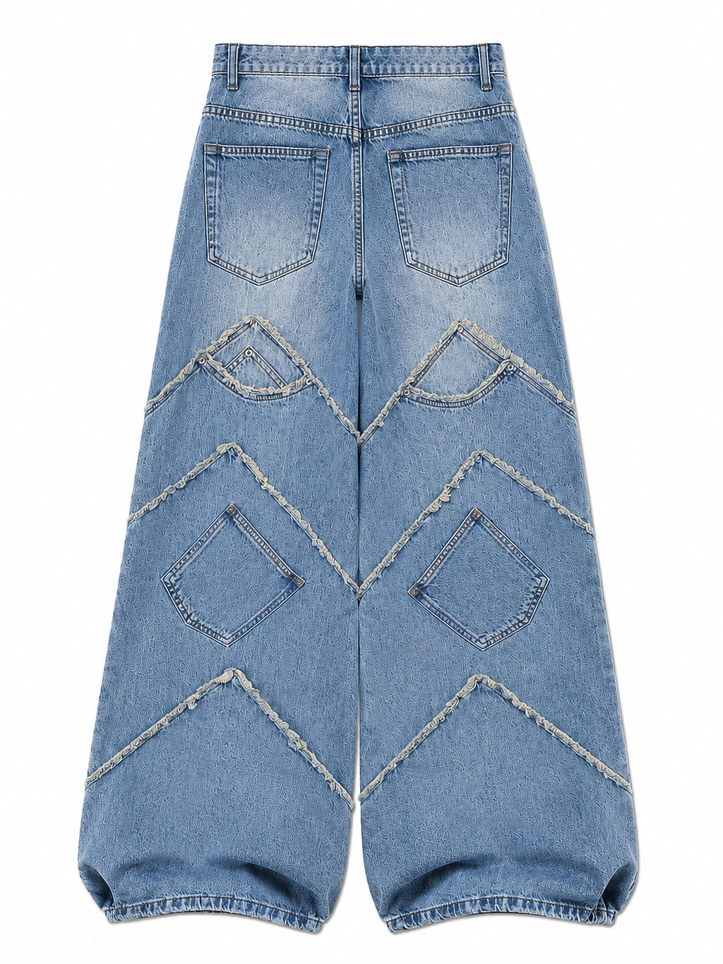 Patchwork Wide Leg
