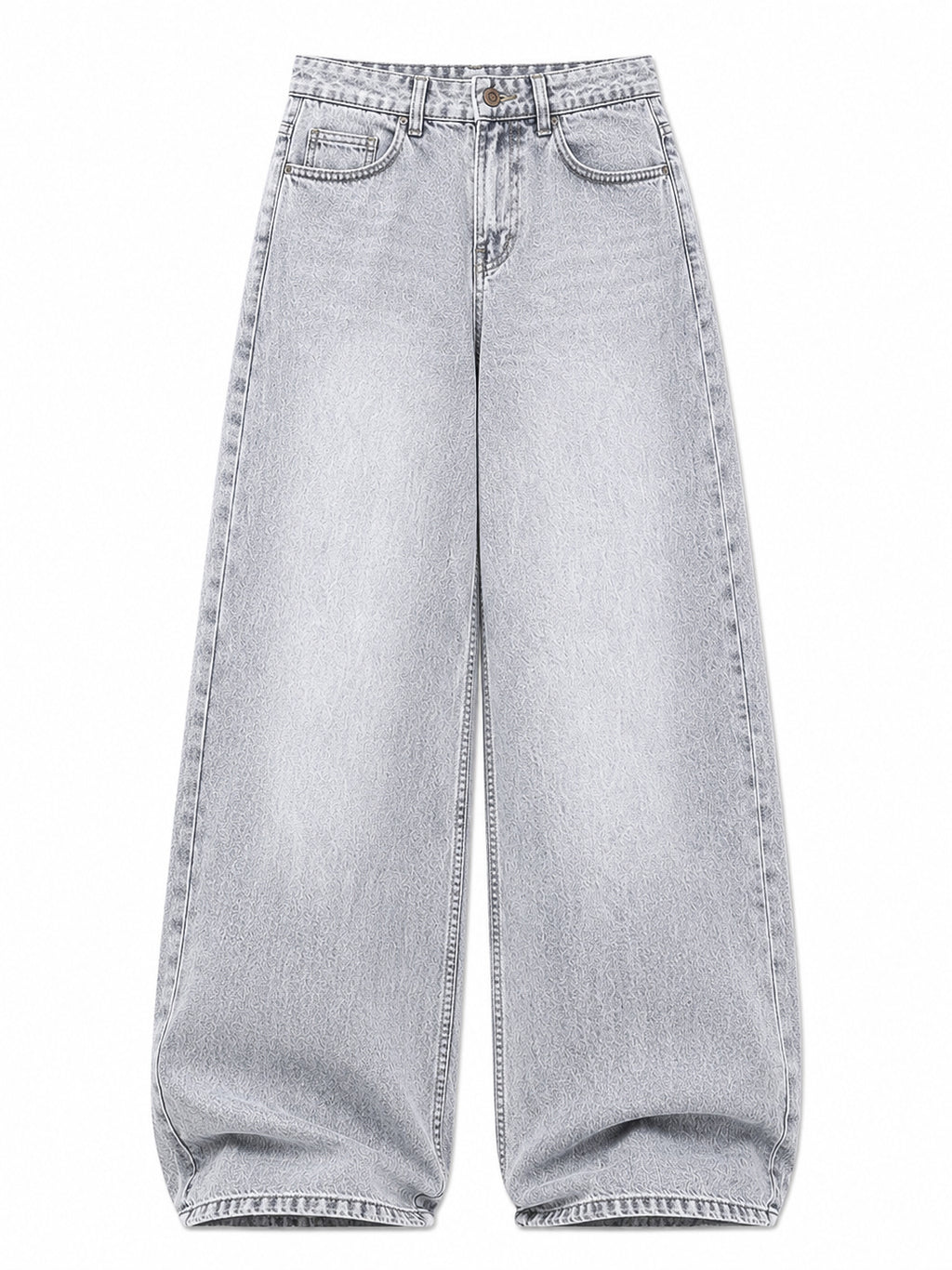 Ice Grey Wide Leg