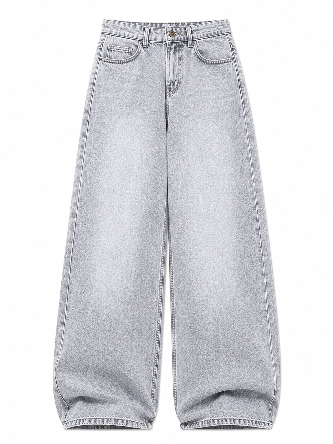 Ice Grey Wide Leg