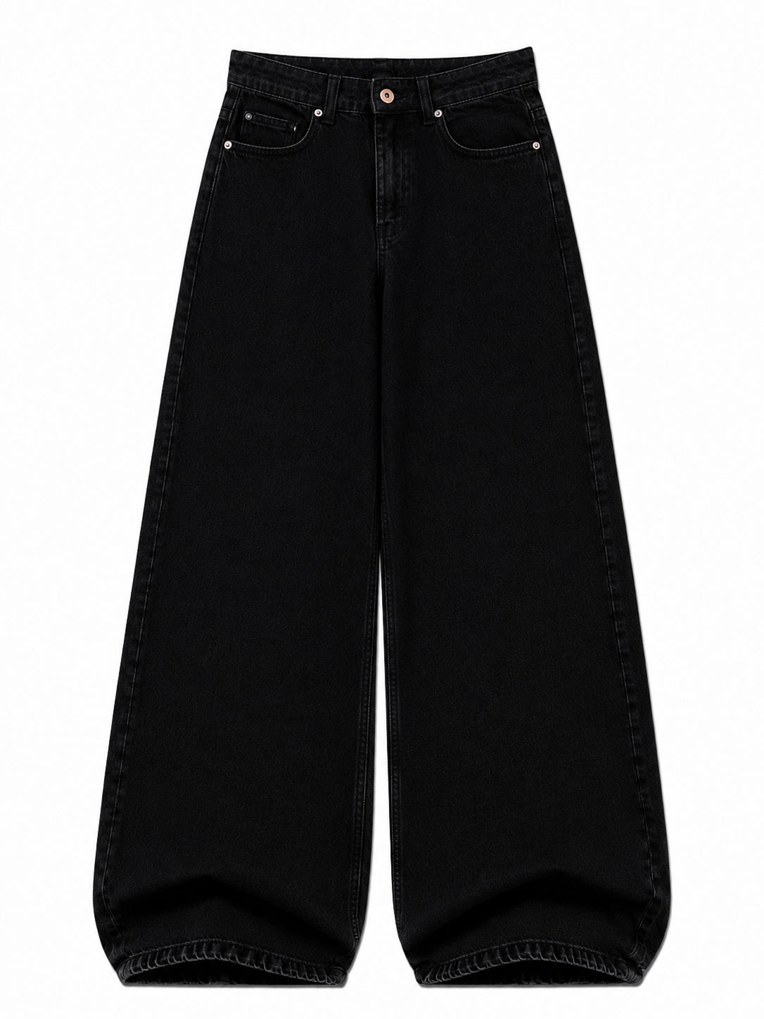 Jet Black Wide Leg