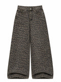 Y2K Leopard Wide Leg Jeans