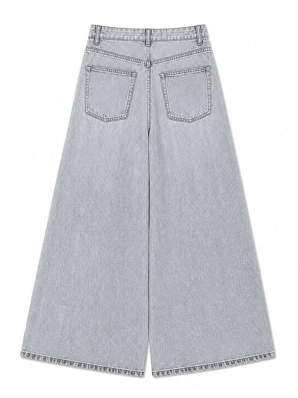 Grey Super Wide Leg (Comfort)