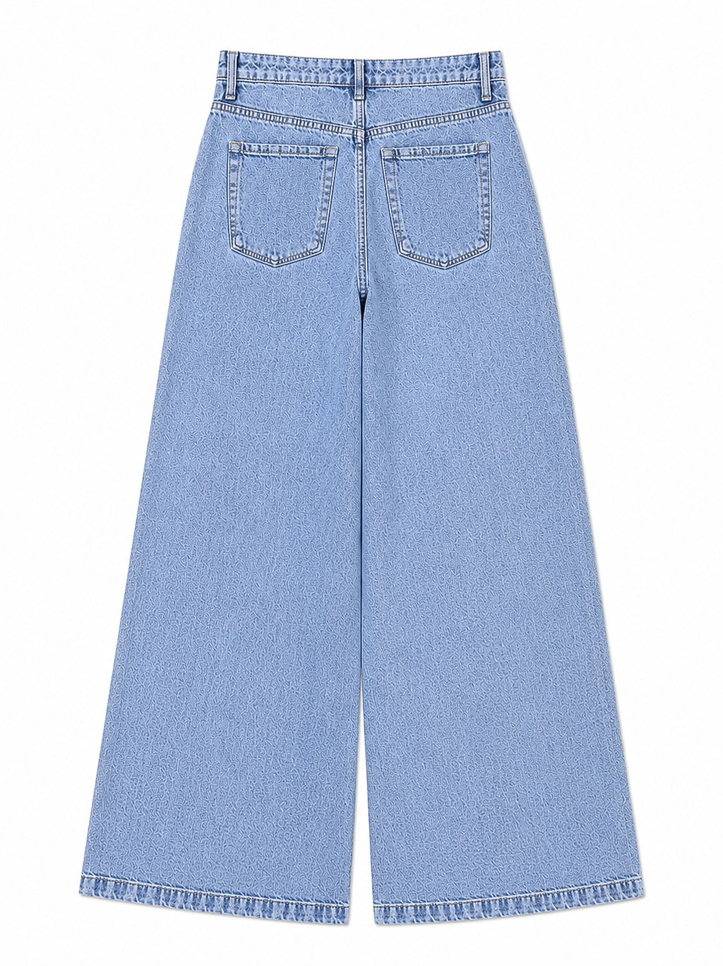 Blue Wash Wide Leg