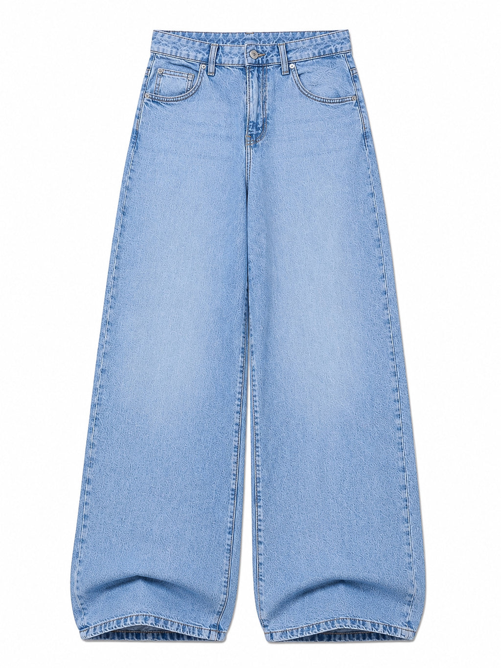 Blue Wash Wide Leg