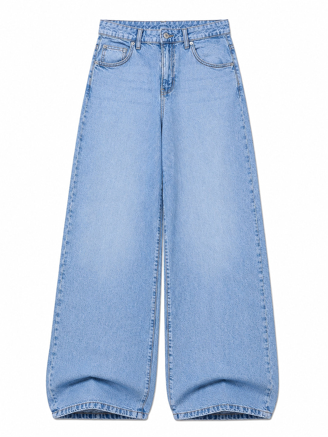 Blue Wash Wide Leg